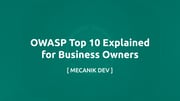 为企业主讲解 OWASP Top 10