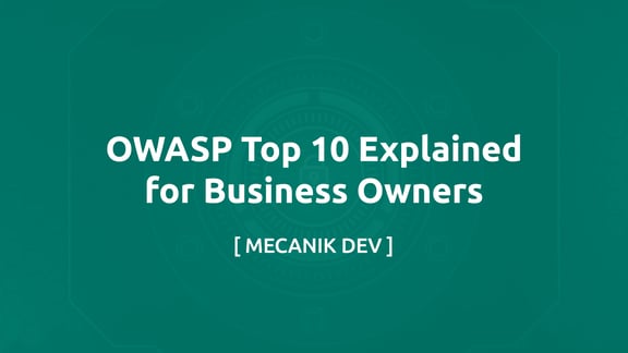 为企业主讲解 OWASP Top 10