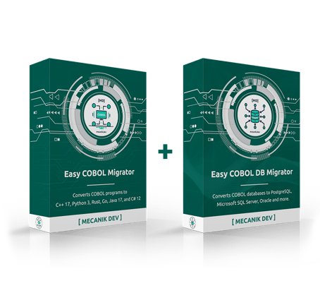 Easy COBOL Migration Complete Bundle - Toolkit pentru migrarea codului si bazelor de date
