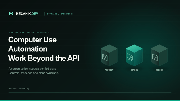 Computer Use Automation: When Legacy Apps Have No API