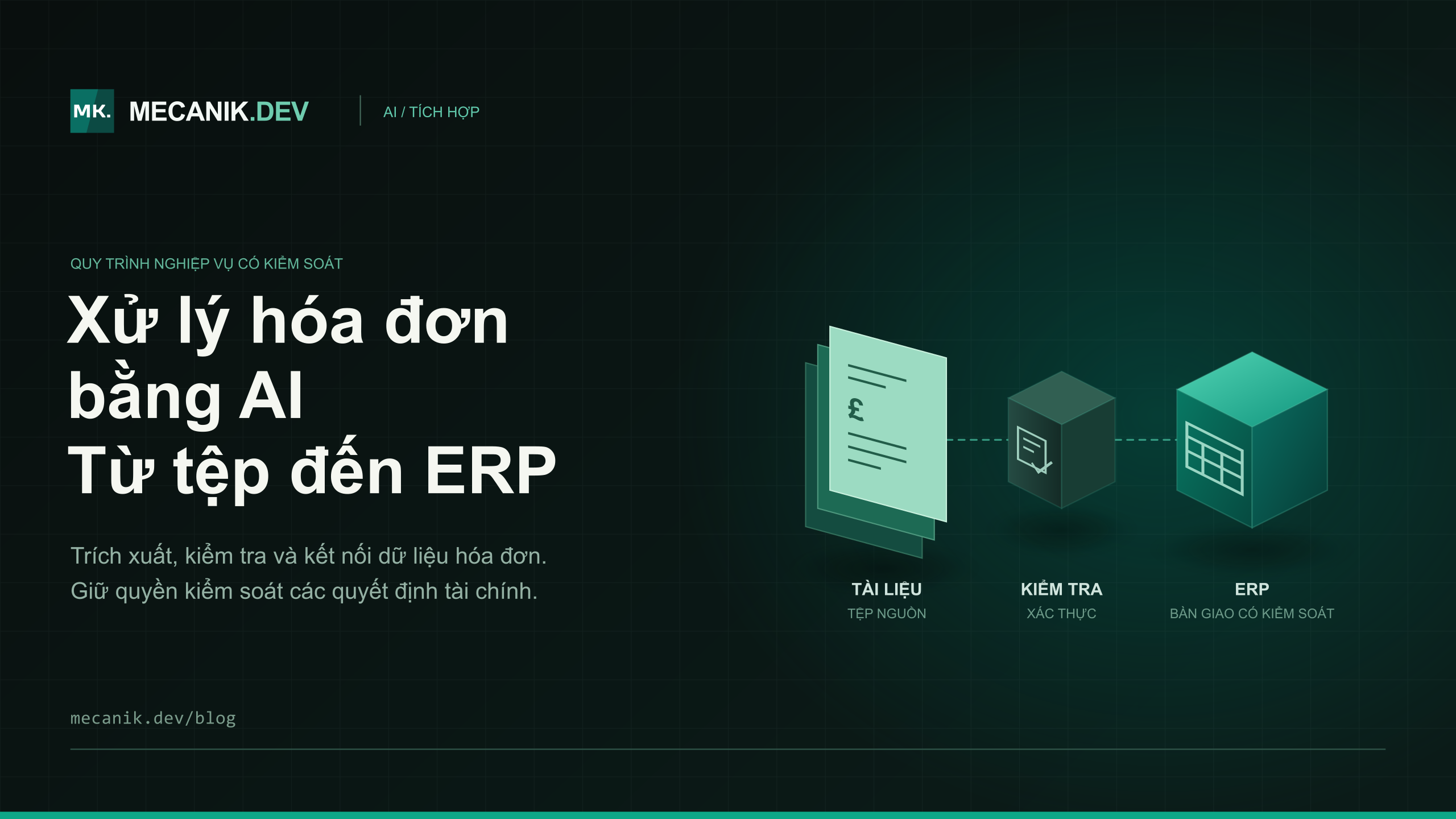 Xử lý hóa đơn bằng AI: Chi phí và tích hợp ERP