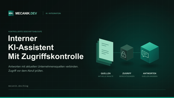 Interner KI-Assistent: Rechte, Integration und Kosten