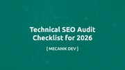 Technical SEO Audit Checklist for 2026