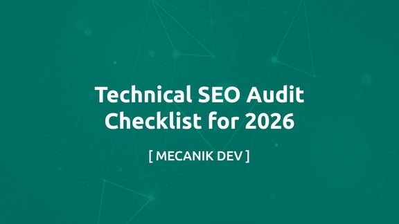 Checklist d'audit SEO technique pour 2026