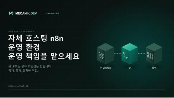 자체 호스팅 n8n 운영 환경: 준비와 관리 책임