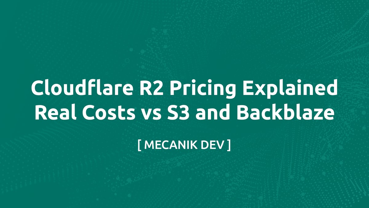Cloudflare R2 Pricing 2026: What You Actually Pay