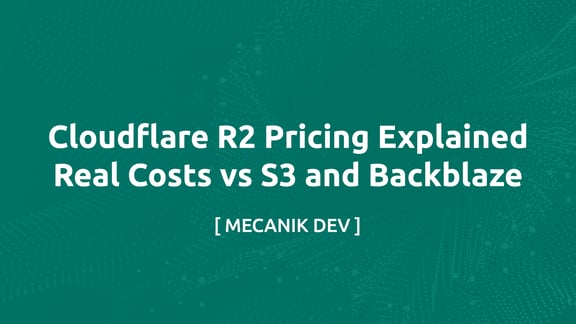 Cloudflare R2の料金を解説 - S3・Backblazeとの実コスト比較