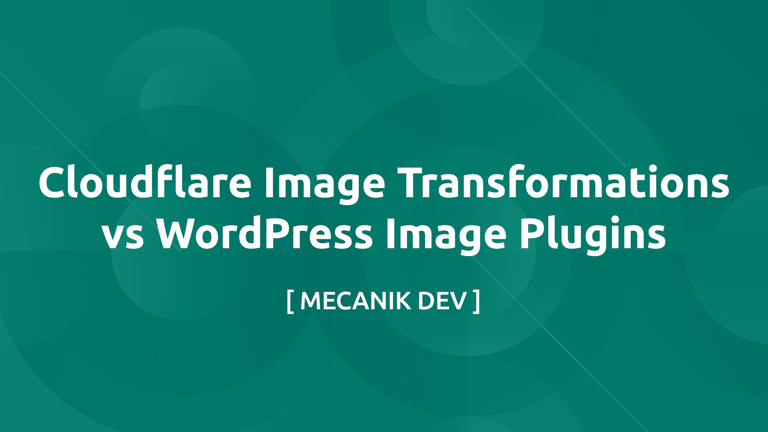Image Transformations 与 WordPress 图片插件对比