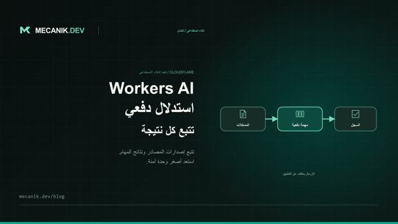 الاستدلال الدفعي في Cloudflare Workers AI: المهام والاستعادة