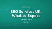 영국 SEO 서비스 - 2026년에 기대할 수 있는 것