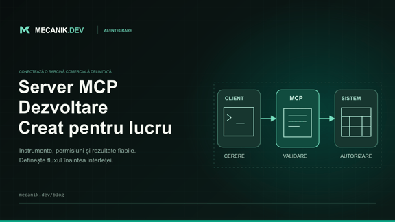 Dezvoltarea serverelor MCP: integrare și costuri