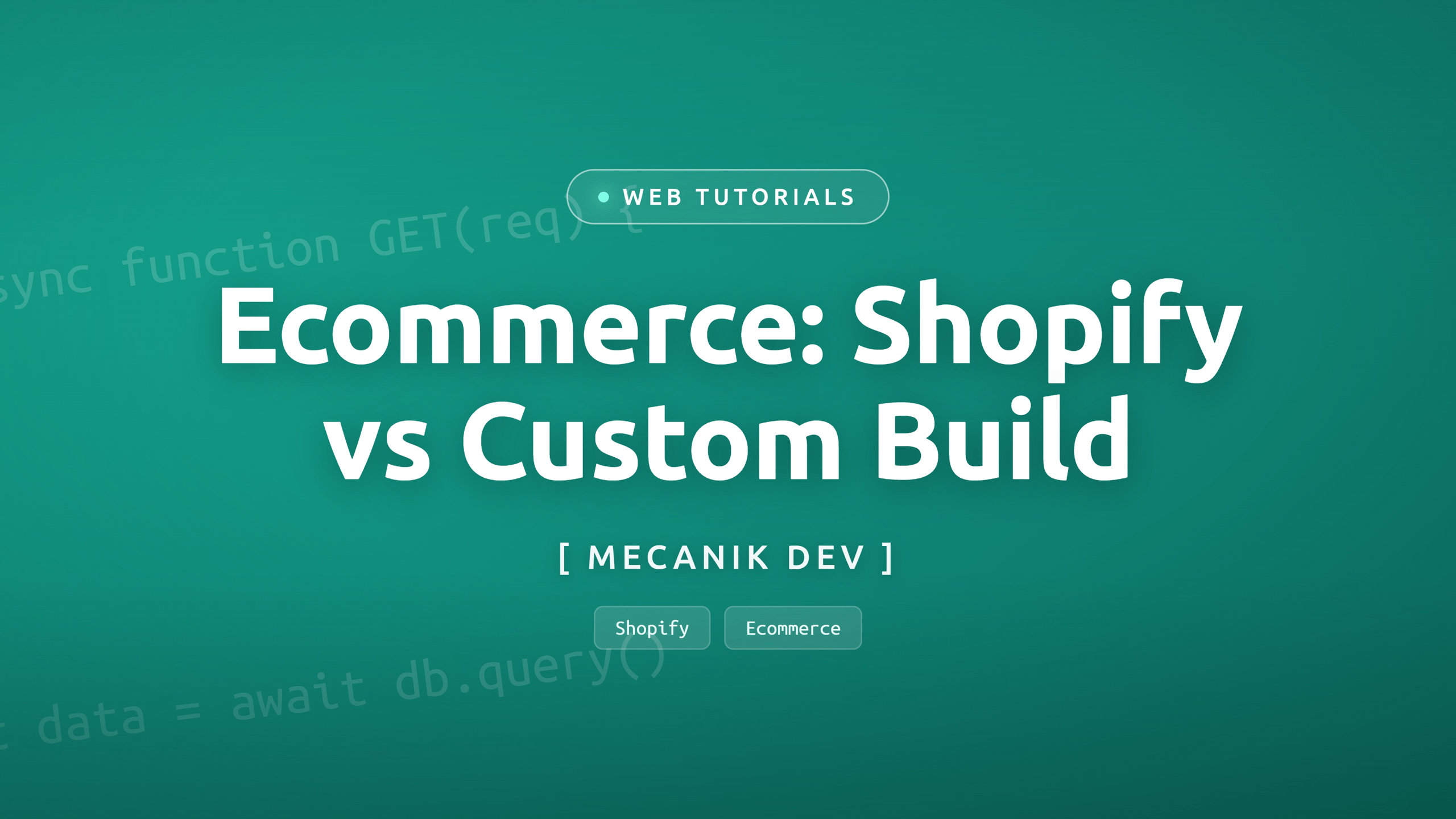 Ecommerce Website Development: Shopify vs Custom