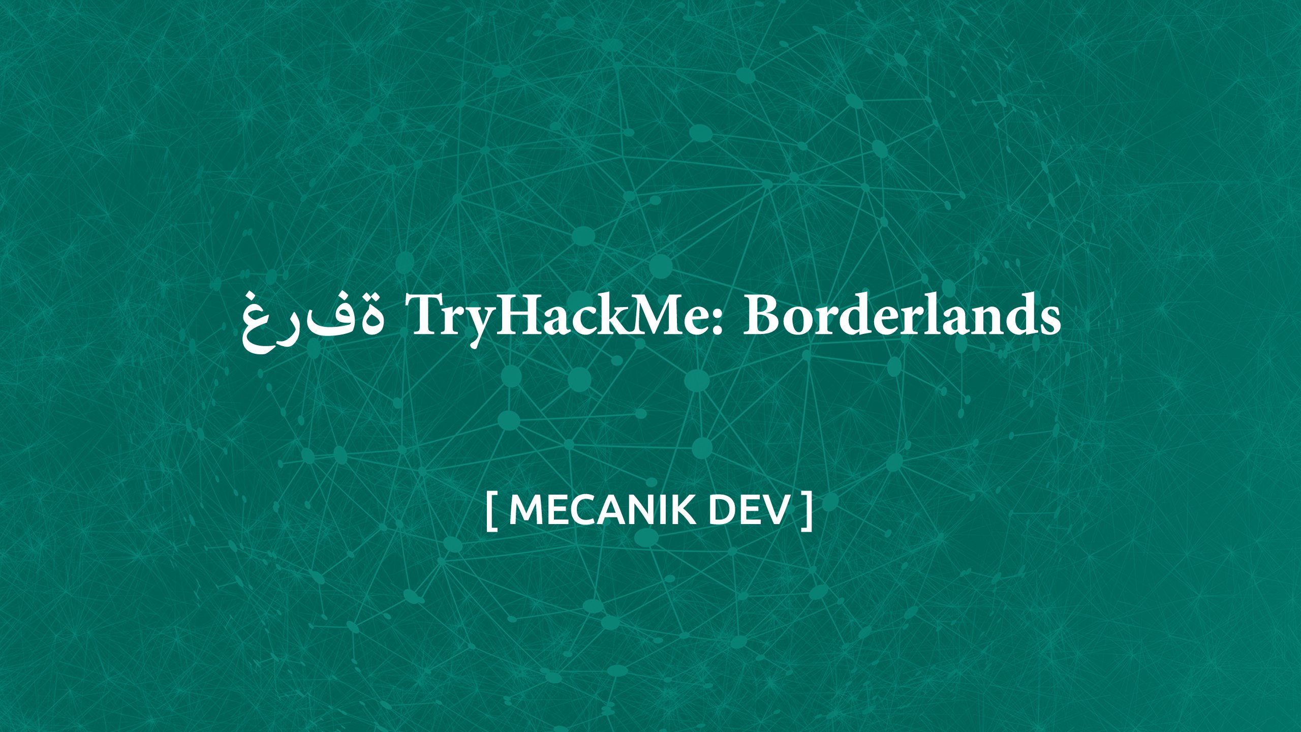 غرفة TryHackMe: Borderlands