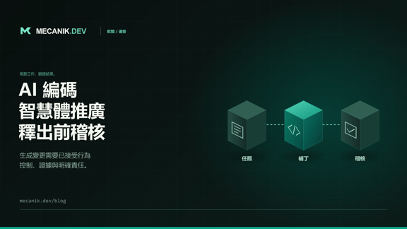 AI 編碼智慧體推廣：儲存庫規則與審核