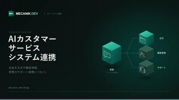 AIカスタマーサービス連携：費用と購入・独自開発の判断