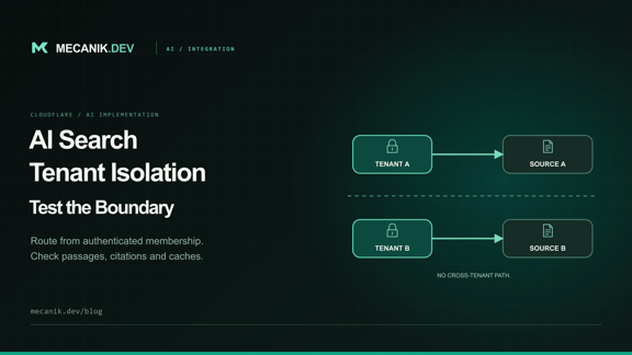 Cloudflare AI Search Tenant Isolation: Test Every Boundary