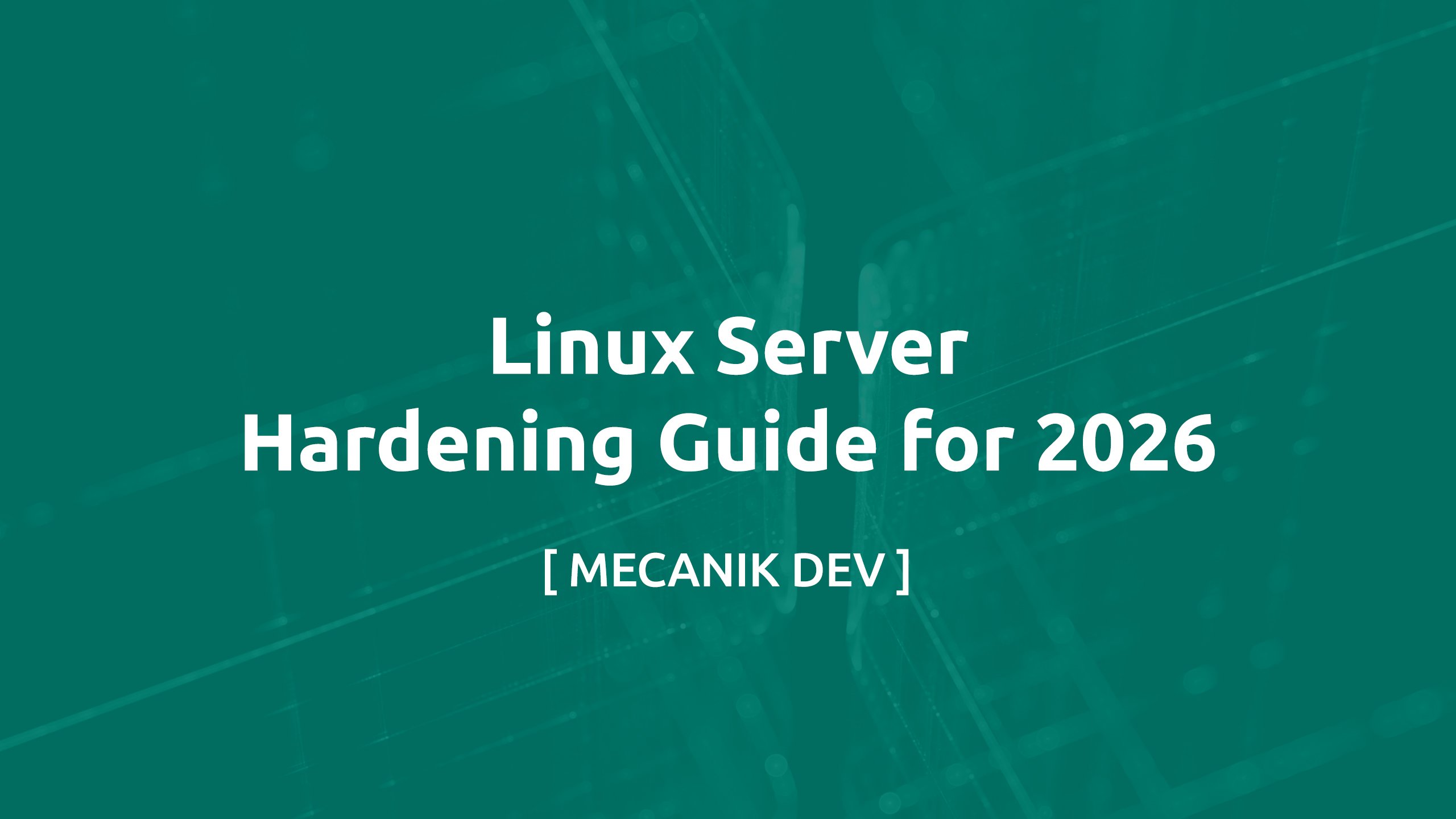 Linux Server Hardening Guide for 2026