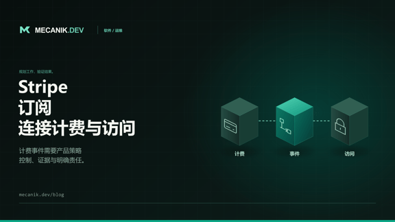 Stripe 订阅集成：计费与访问权限