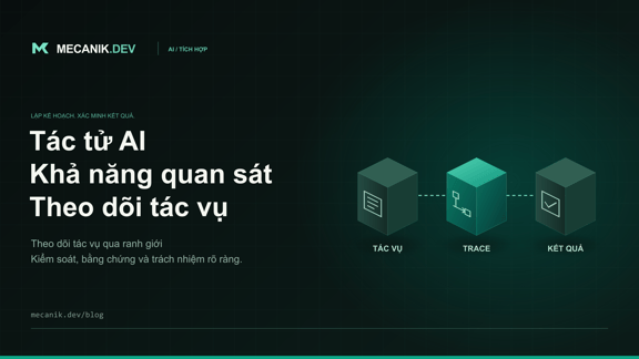Khả năng quan sát tác tử AI: chẩn đoán tác vụ thất bại