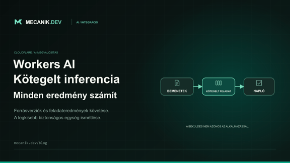 Cloudflare Workers AI Batch Inference: feladatok és helyreállítás
