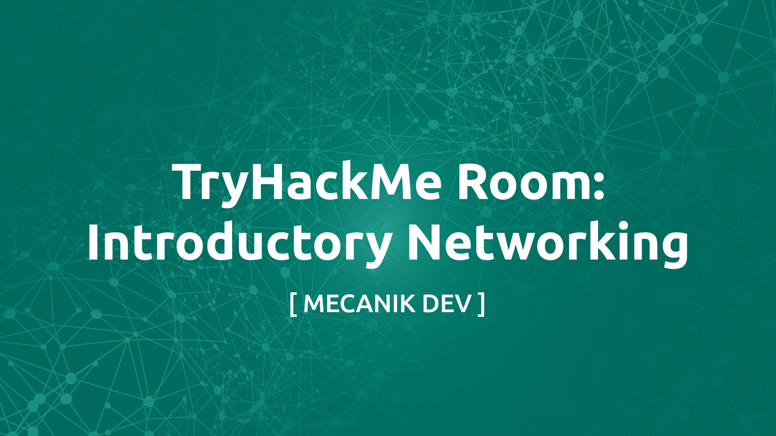 TryHackMe Room: Introductory Networking