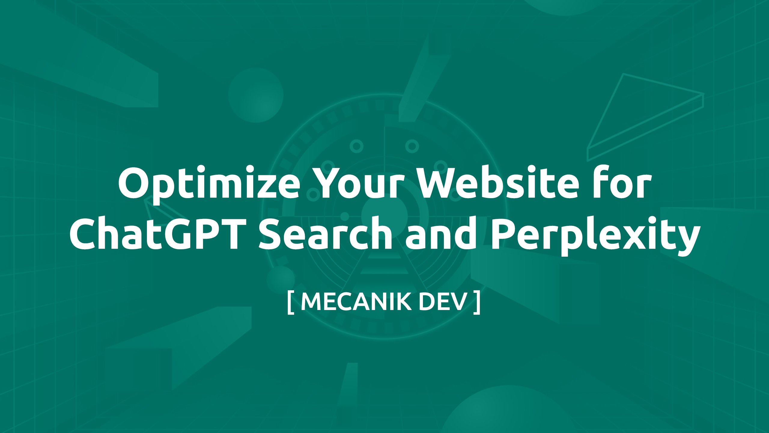 Weboldal optimalizálása ChatGPT Search-re és Perplexity-re