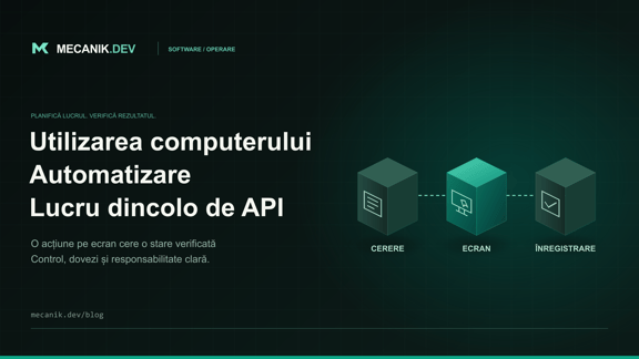 Automatizarea utilizării computerului: aplicații fără API