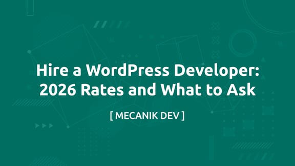 Recruter Un Développeur WordPress : Tarifs Et Questions