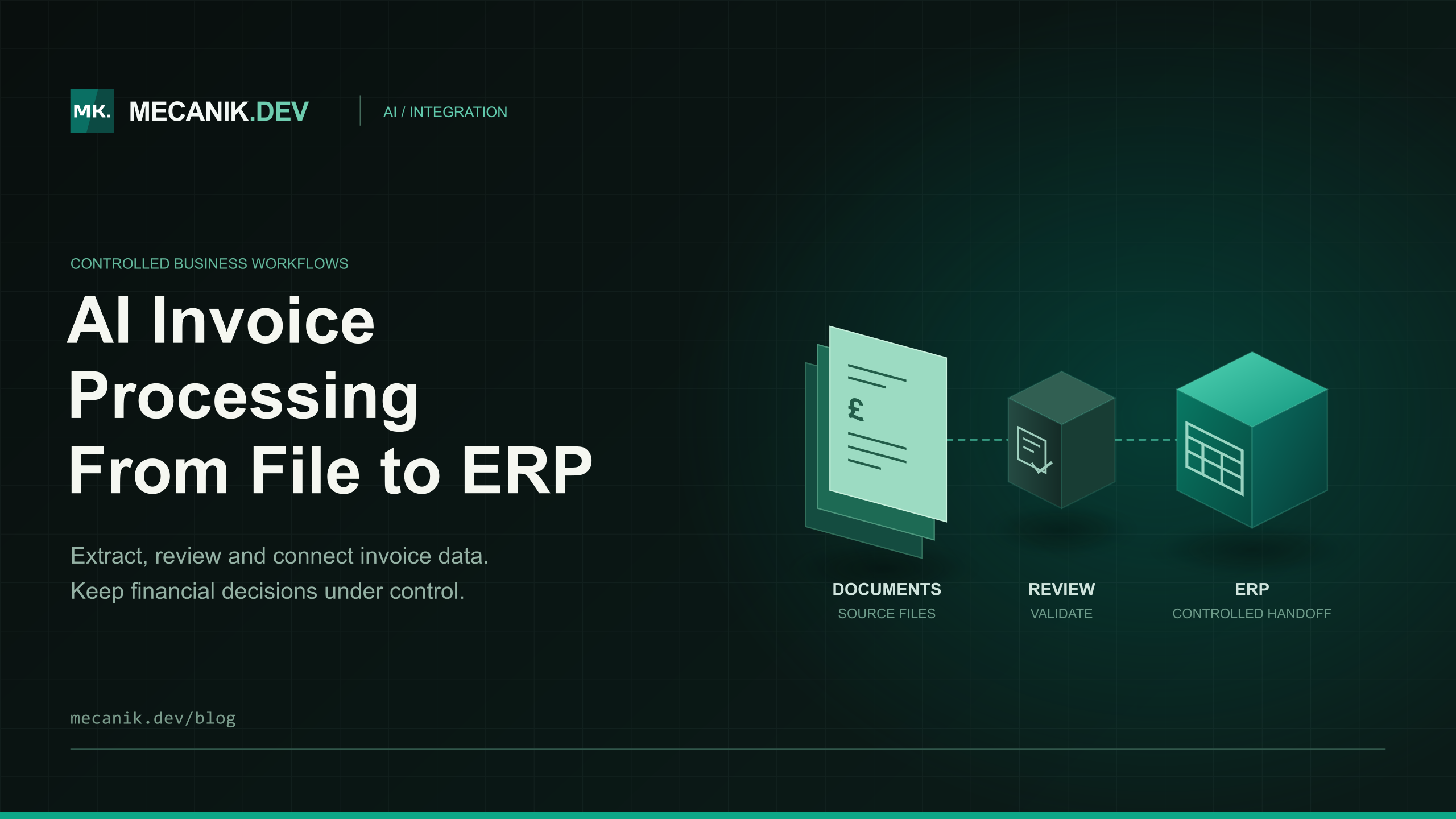 AI Invoice Processing: Costs, Controls and ERP Integration