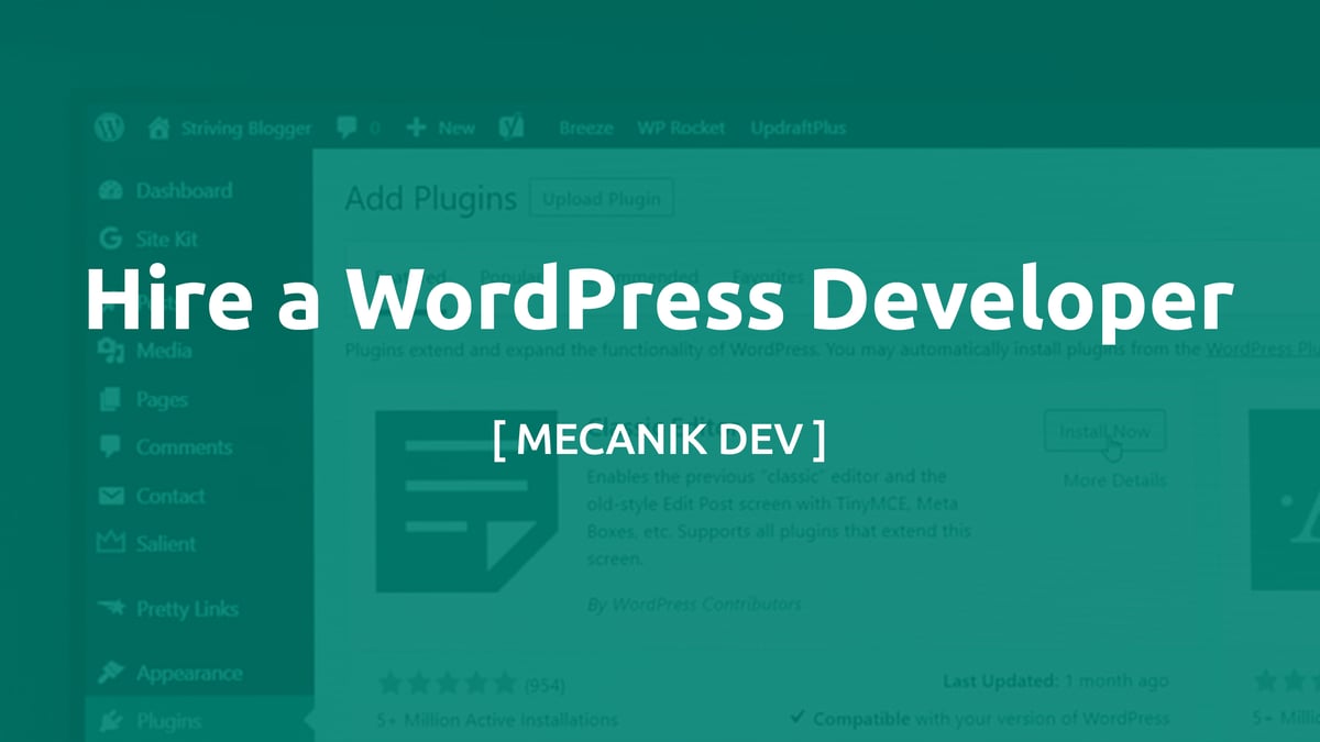 Hire a WordPress Developer - Custom Themes, Plugins, and WooCommerce