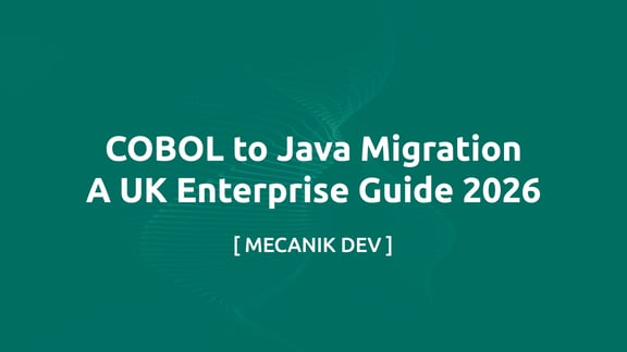 ترحيل COBOL إلى Java - دليل مؤسسي بريطاني
