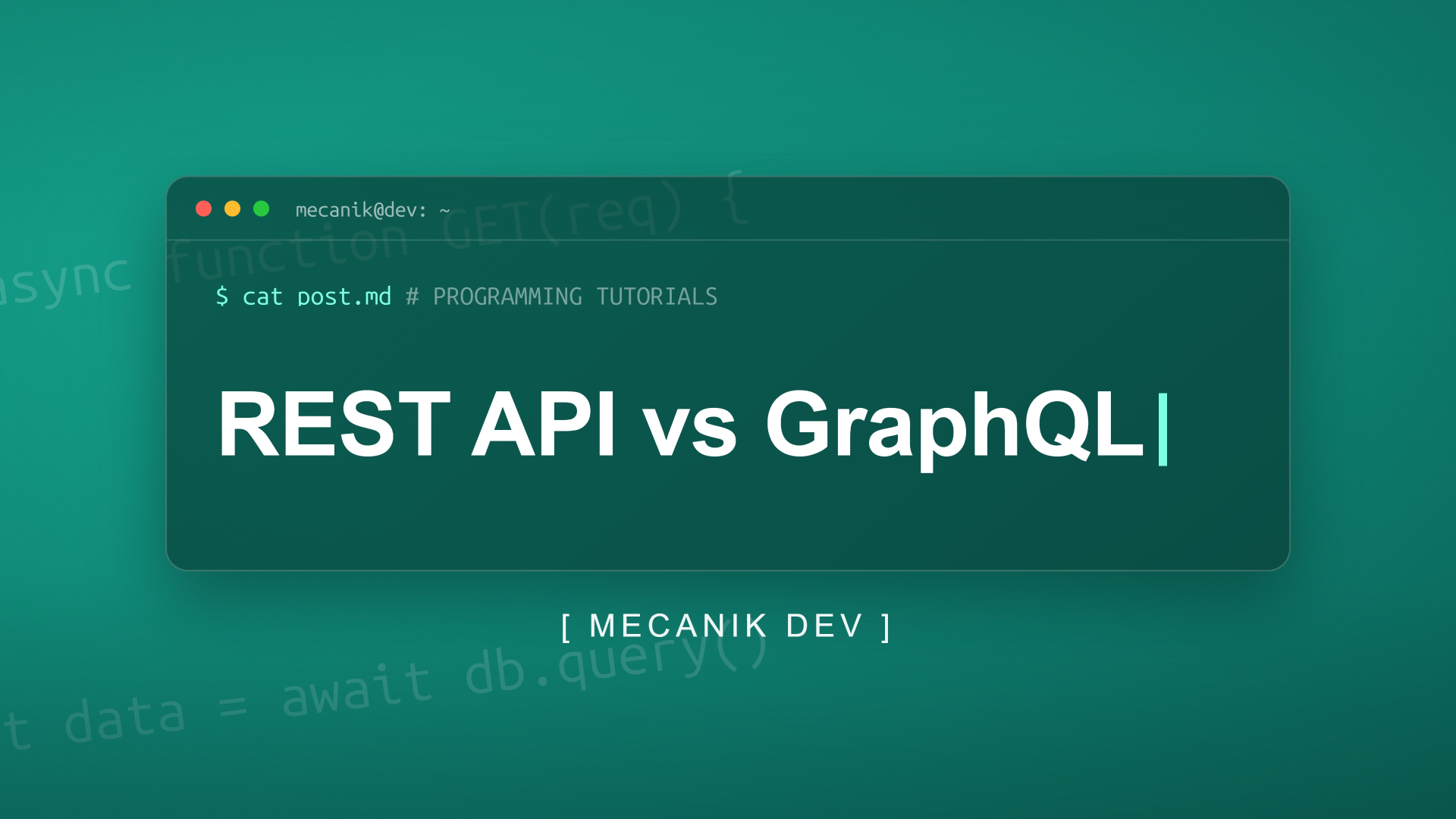 REST API vs GraphQL nel 2026 - Come scegliere quello giusto