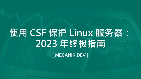 使用 CSF 保护 Linux 服务器：2023 年终极指南