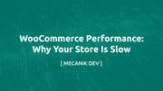 WooCommerce Performance: Why Your Store Is Slow