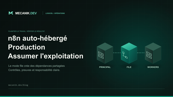 n8n auto-hébergé en production : préparation et responsabilité