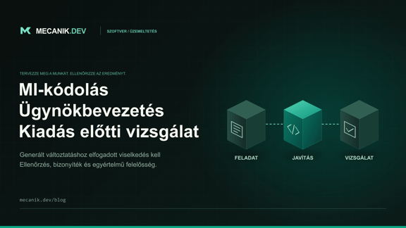 MI-kódolóügynökök bevezetése: szabályok és felülvizsgálat