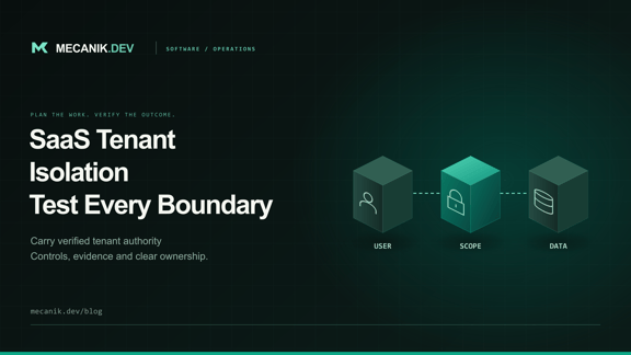 SaaS Tenant Isolation: What to Test Before Onboarding