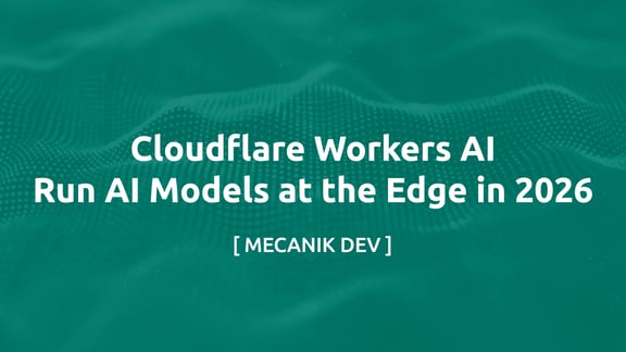 Cloudflare Workers AI - 2026年にエッジでAIモデルを実行する